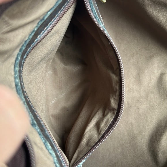 Vintage AMERICAN ANGEL | Leather Crossbody Handbag Purse‎ Brown Mahogany - Picture 8 of 17